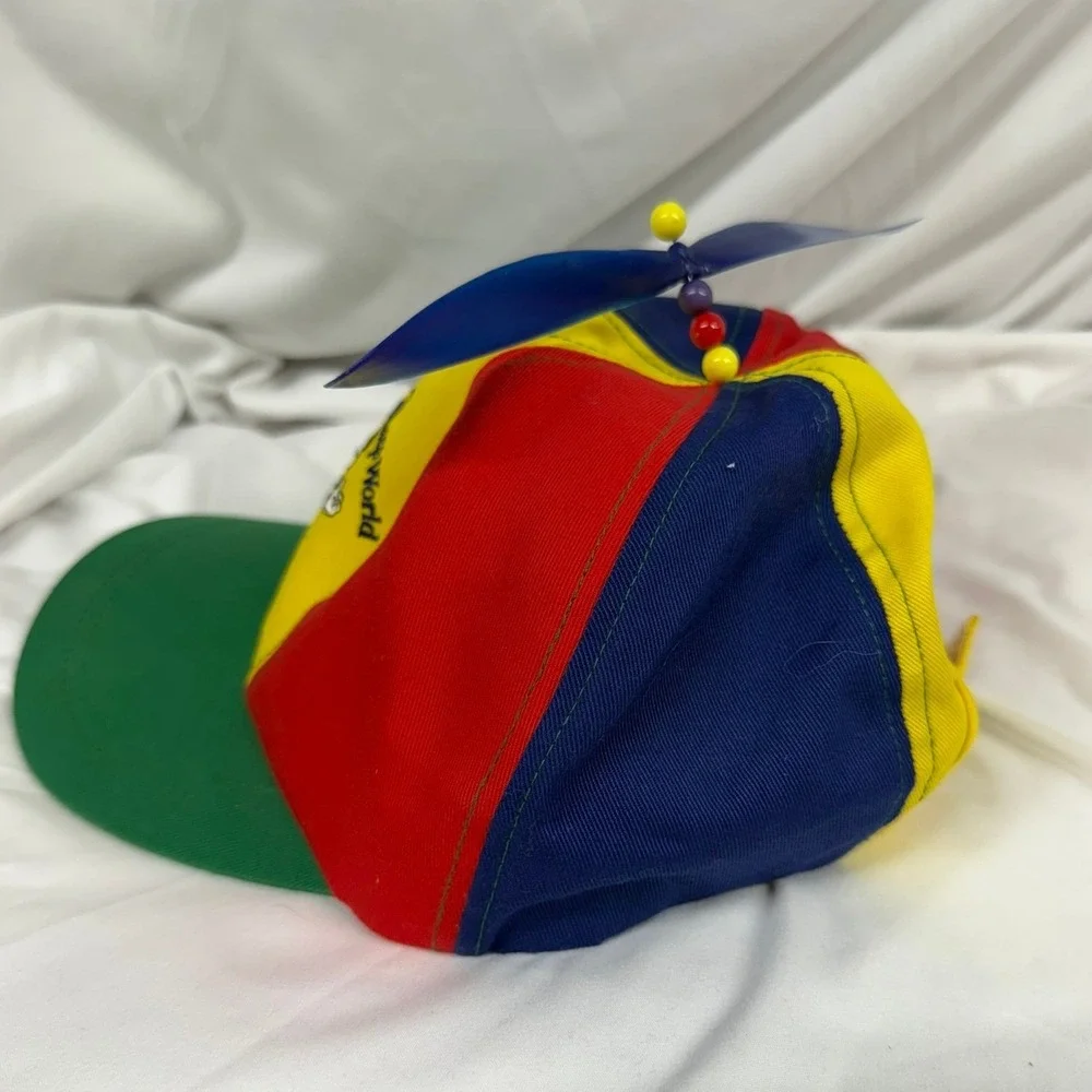 Vintage WDW Kids Mickey Mouse Strap Back Hat Cap Youth Magic Kingdom 90s